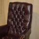 Vintage Chesterfield office chair with high back in Heritage leather.