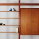 Teak cabinet shelf wall unit RT Möbel Ristenpatt design vintage