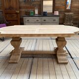 Solid oak monastery table