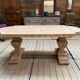 Table de monastère en chêne massif