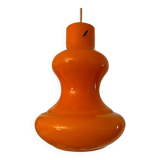 Orange opaline chandelier from the 70s