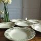 "Palmyra" - 6 deep plates, ironstone Sarreguemines