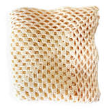 Crochet plaid blanket 125x130