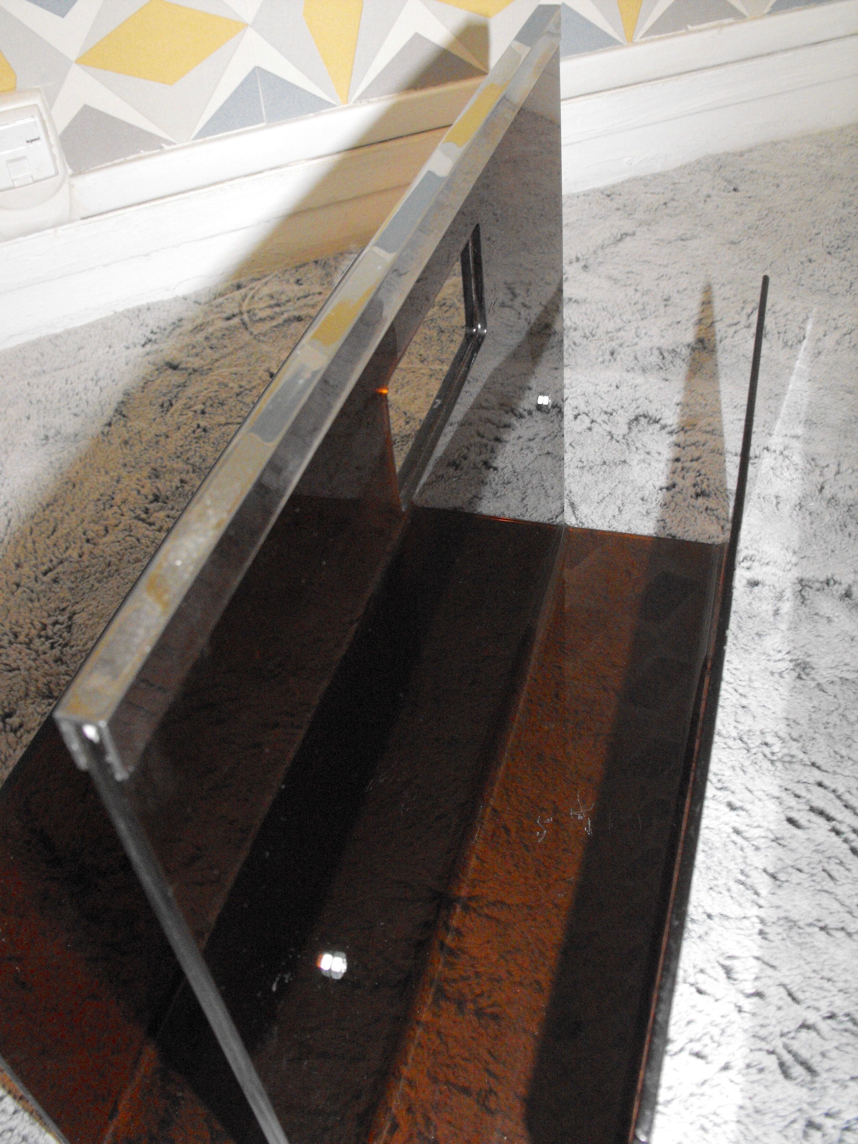 Door review plexiglas smoked David Lange 70s