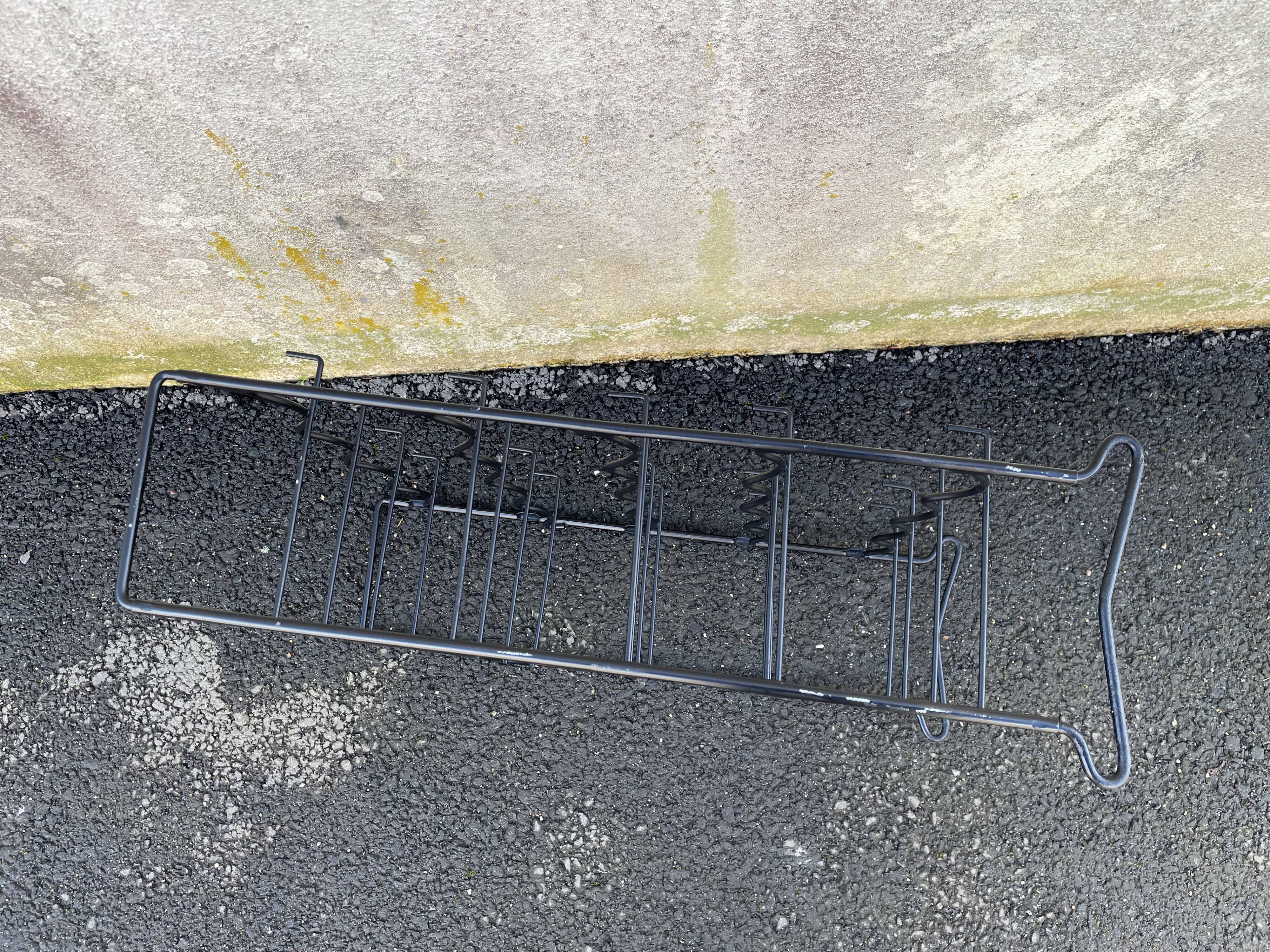 Vintage black bottle holder