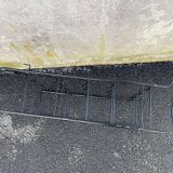 Vintage black bottle holder