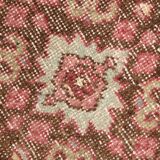 3x13 Red & Pink Vintage Runner Rug, 91x399Cm