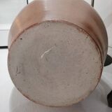 Large iridescent stoneware vase
