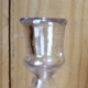 Bougeoir en verre soufflé fin XIX ème