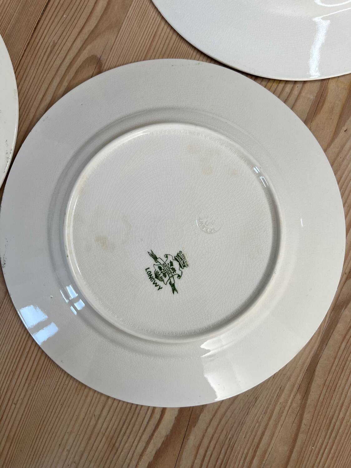 Set of 4 Longwy Bruges plates