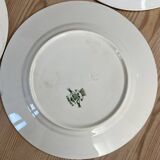 Set of 4 Longwy Bruges plates