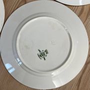 Set of 4 Longwy Bruges plates