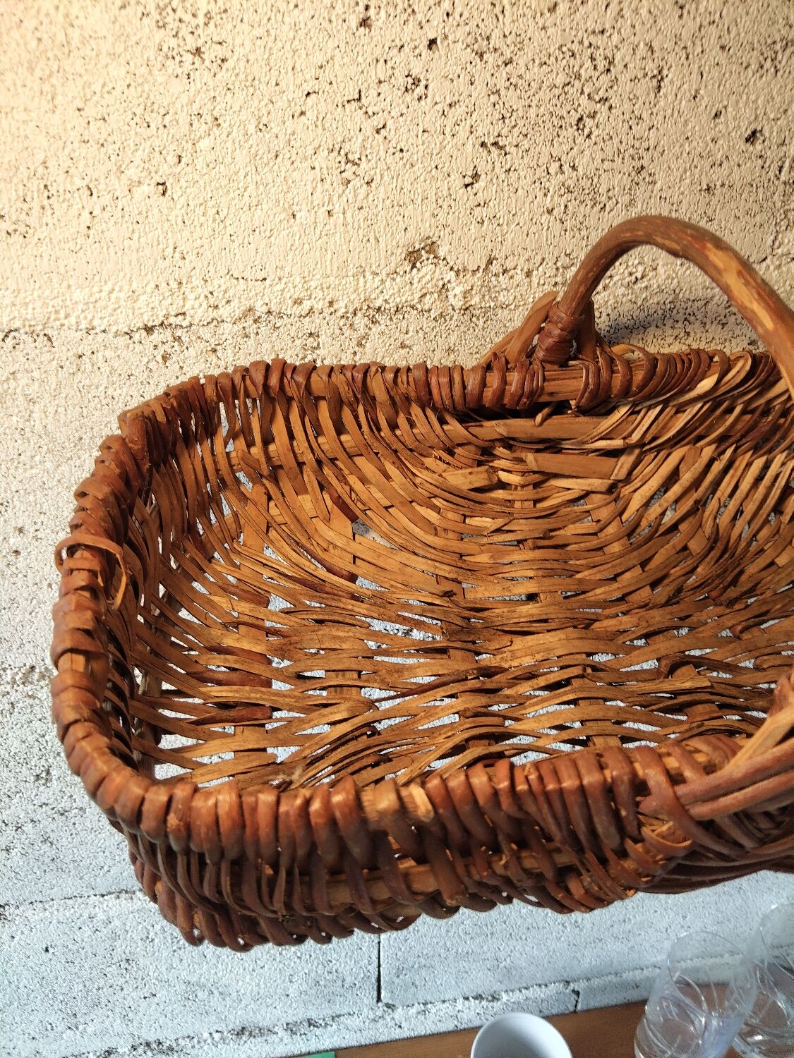 Old wicker basket – Handmade – Country house spirit