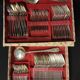 74 Piece Silver Plated Louis XV Style Cutlery Set