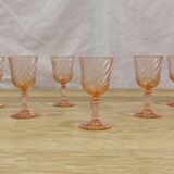 Set of 6 Luminarc Rosaline liqueur/port glasses