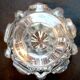 Flacon de parfum cristal Baccara ananas en forme de boule sculptée
