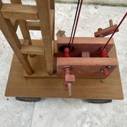 jouet grue en bois Déjou vintage années 60
