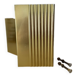 Gold metal door handle