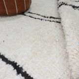 Handmade wool Berber rug 304 x 192 CM