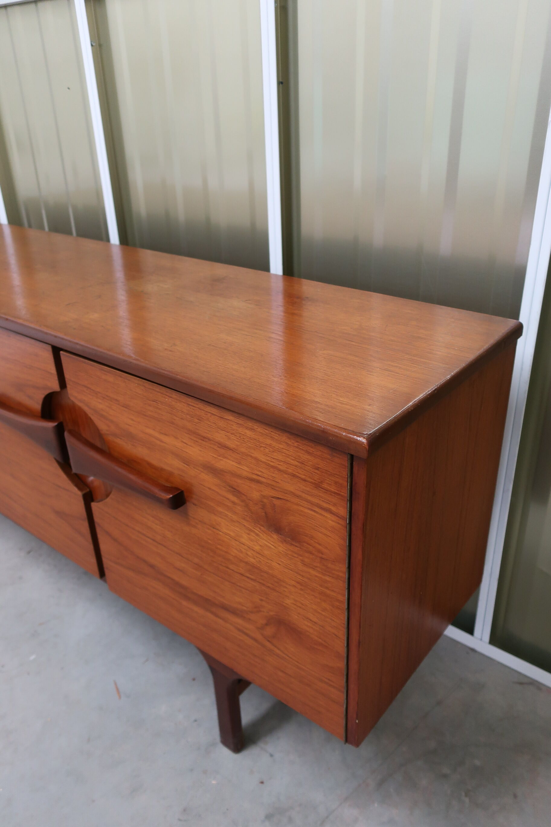 Atypical sideboard 1960s teak