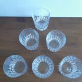 Lot of 6 whiskey glasses