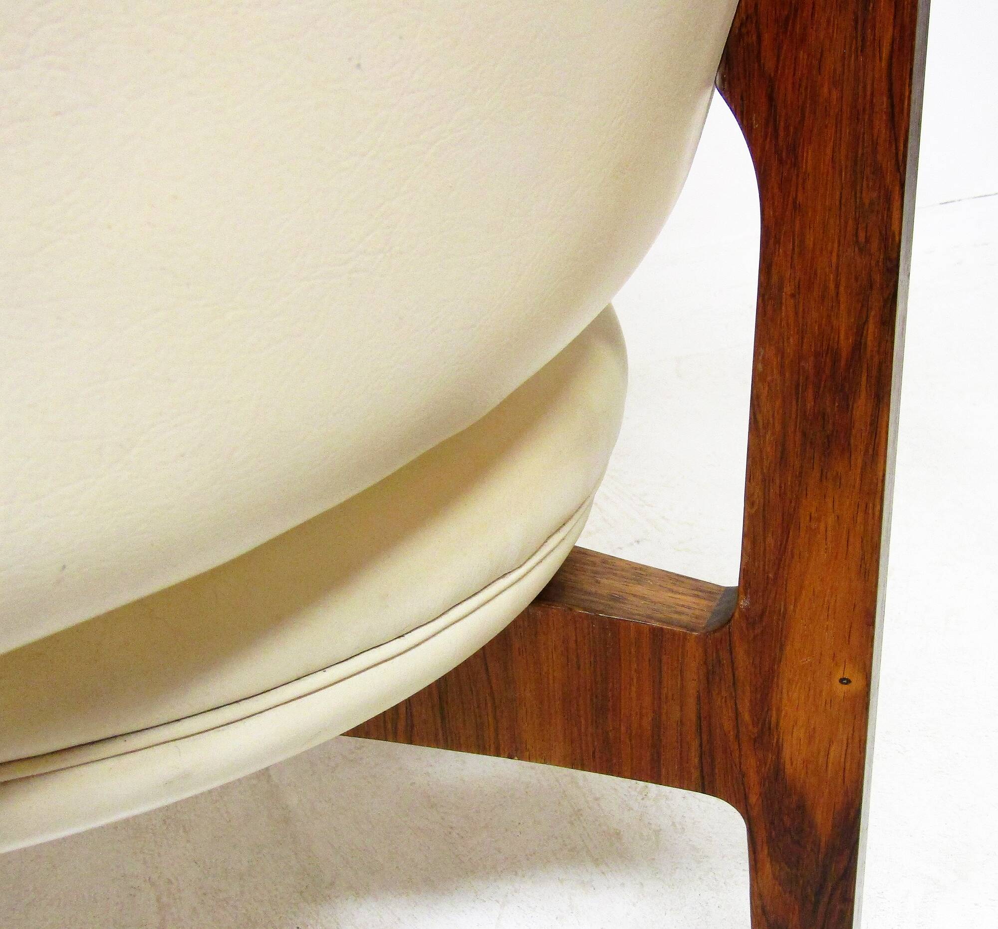 Two 1960s Danish Lounge Chairs In Rosewood By Sven Ellekaer