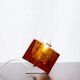 Cubic table lamp "Coca" in Murano glass, Italy, 1970s