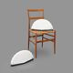 2 lampes de table Flores par Paolo Nava pour Leucos, années 1980