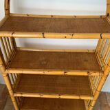 Large rattan shelf