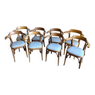 Lot fauteuils bistrots vintage