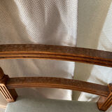 Six turned wooden chairs