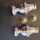 Silver salt and pepper shakers