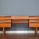 Vintage Avalon Mid Century Teak Desk / Dressing Table. Delivery. Modern / D