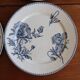 Set of 6 flat plates in old earthenware – Féria model, Sarregue