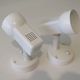 Suite of 2 white lacquered metal wall spotlights Massive edition, Belgium 1970-1980