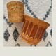 Lot de 2 cache-pots esprit nature bambou et rotin