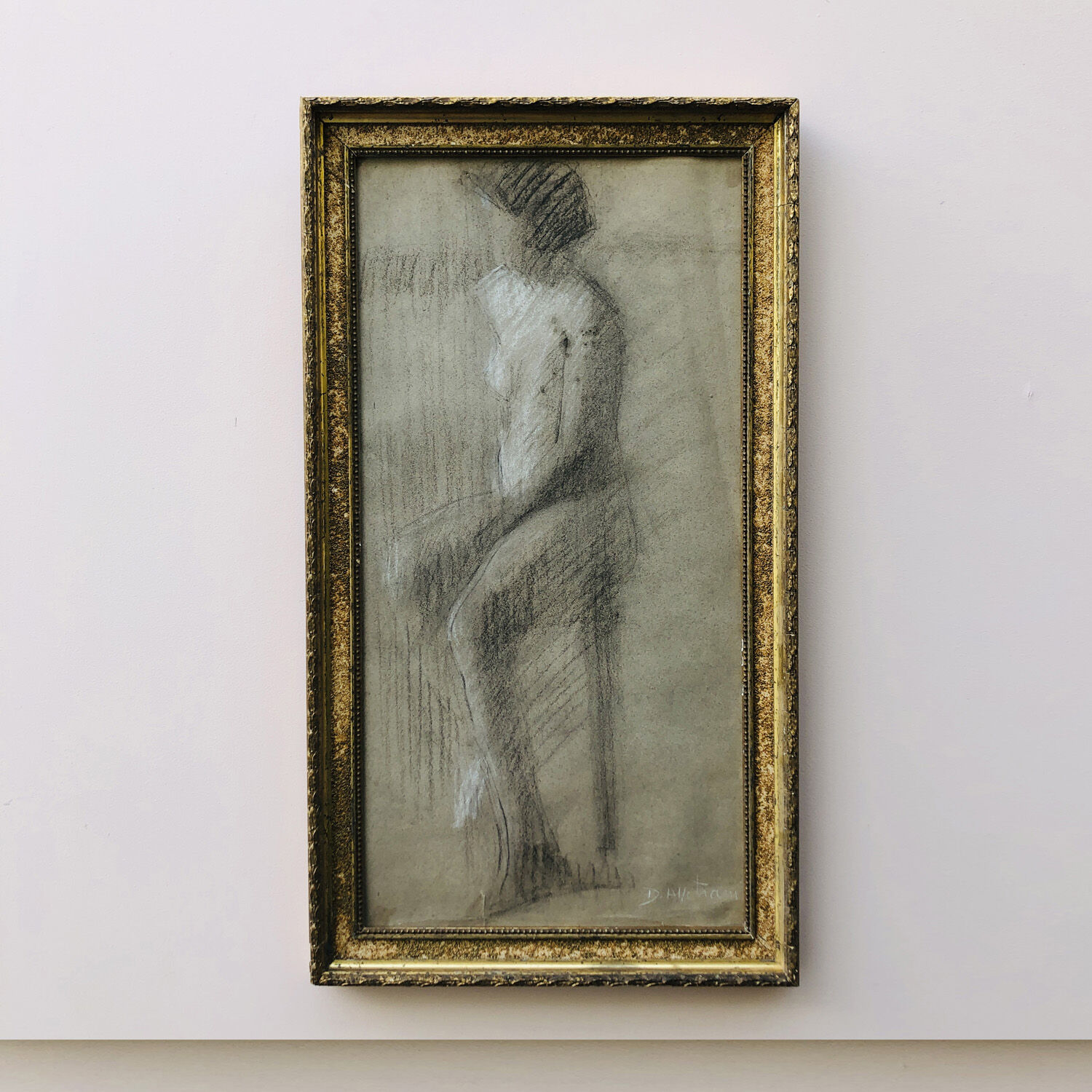Drawing 30s "The seated woman"