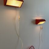 Red vintage ikea wall lamp v204