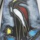 Enamel Triptych Flora & Fauna Vintage 1950