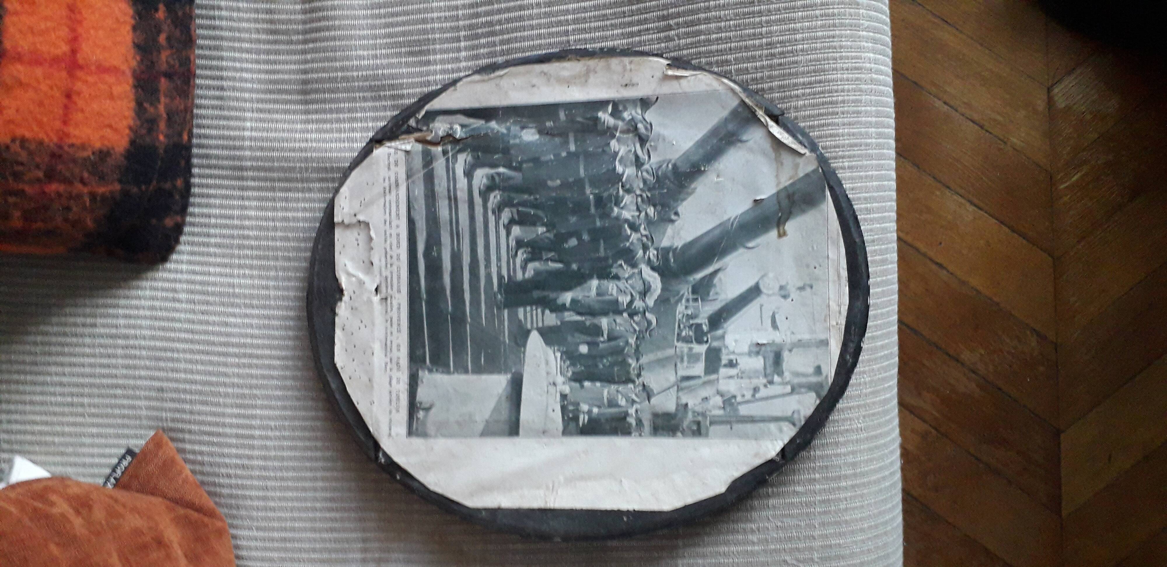 Old framed photograph