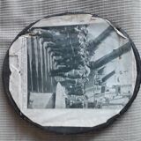 Old framed photograph