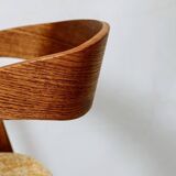 Oak wood Dining Chairs Yellow Vintage Upholstery, personalize option, HoReCa spaces