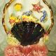 Ceramic shell night light lamp