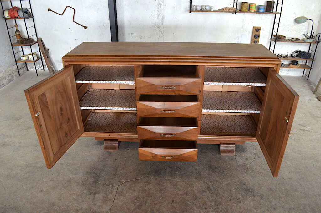 Vintage Lucie Walnut sideboard 1950