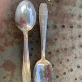 Cutlery set consisting of 49 pieces in silver metal, antique and collector's item