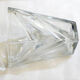 Crystal vase, triangle relief