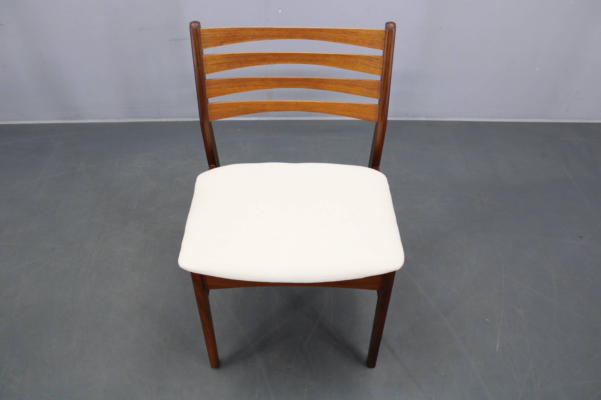 Set of six Danish mid-century teak dining chairs, Denmark, 1960s