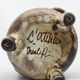 Jacques Pouchain tripod pocket emptier, Dieulefit workshop, French ceramics 1960