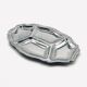 Stainless steel dish