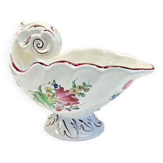 Earthenware gravy boat Lunéville model Réverbère